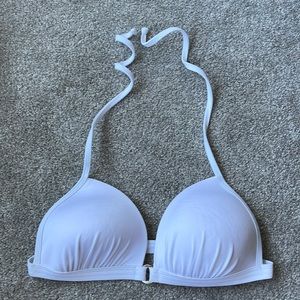 Venus white bikini halter top with adjustable strap
